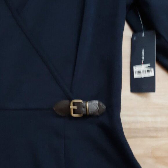 Tommy Hilfiger Midi Career Knit Dress Vintage New With Tags - Picture 2 of 5